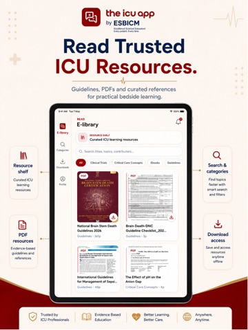 The ICU App by ESBICM iPad screenshot 3