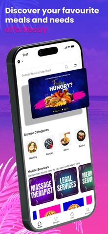 Island Run: Food Delivery iPhone screenshot