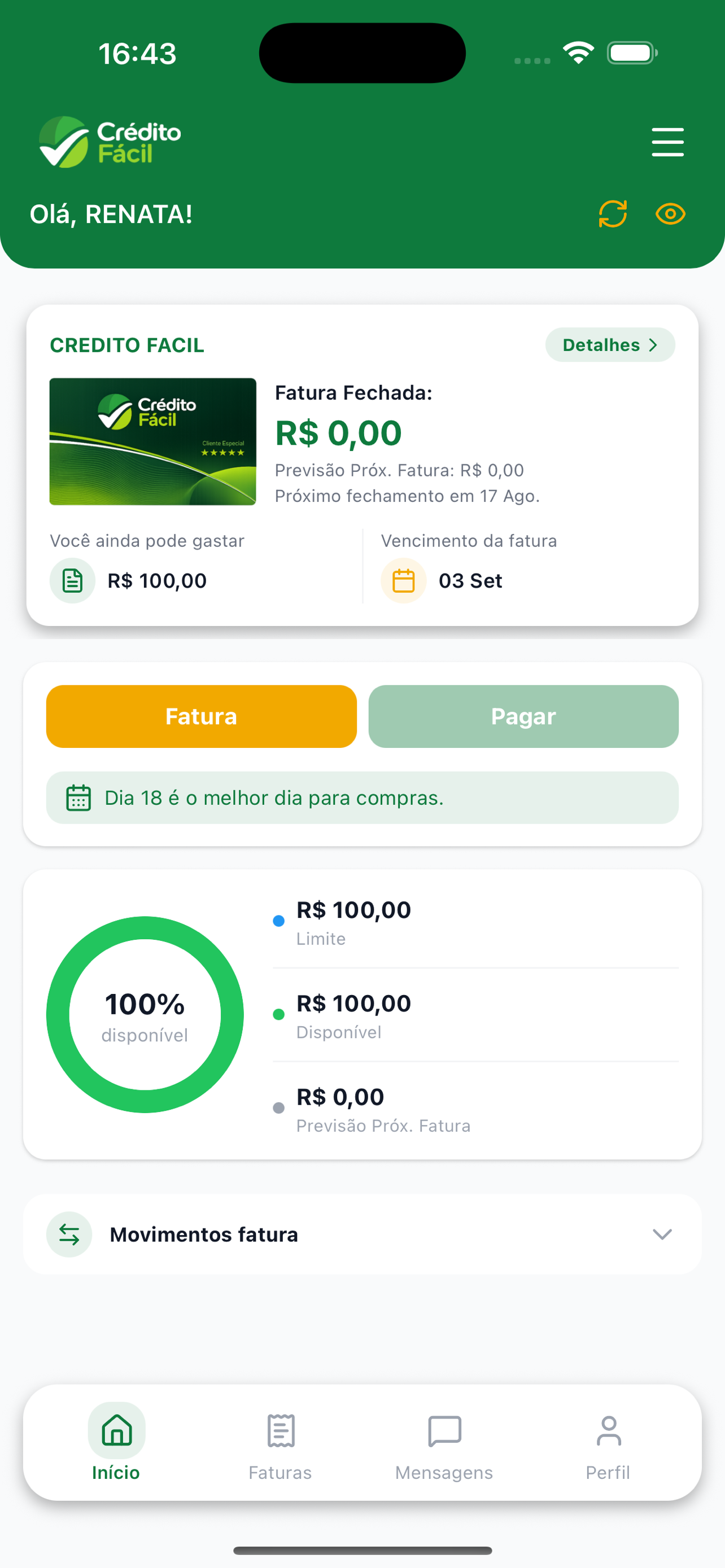 Cartao Credito Facil screenshot 2