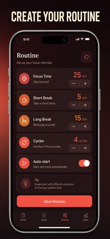 Pomodoro Timer Study Focus Screenshot 9 of 10
