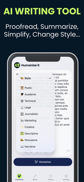 Humanize it - AI Humanizer Screenshot 6 of 7