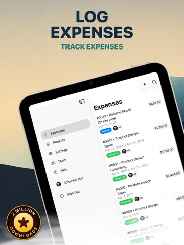 Expenses for Business iPad screenshot
