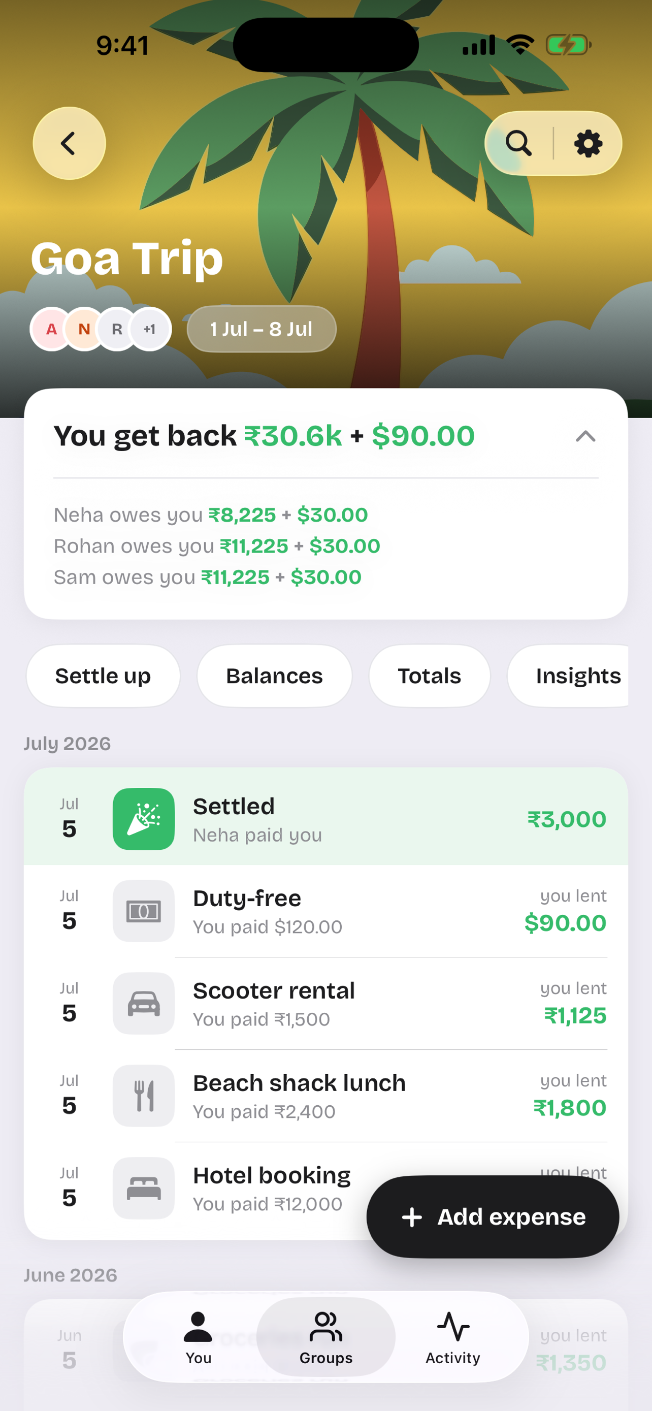 Settle - Split Expenses screenshot 4