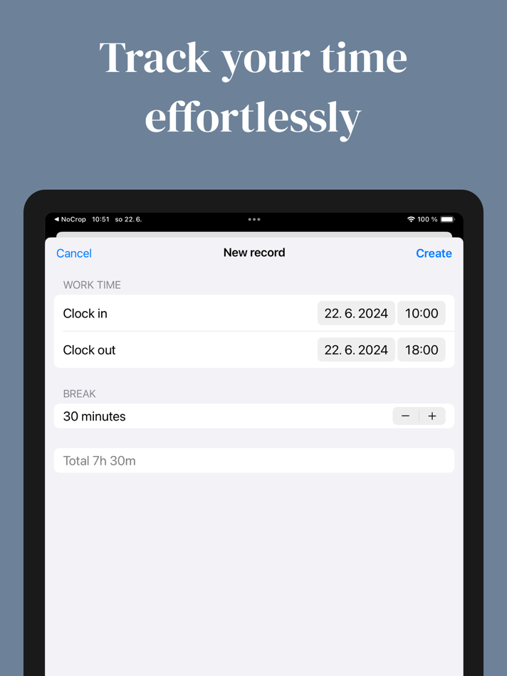 #3. Work Hours Tracker: WorkClock (iOS) 게시자: Robert Pinl