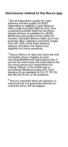 Rocco - Fast Cash Advance iPhone screenshot 9