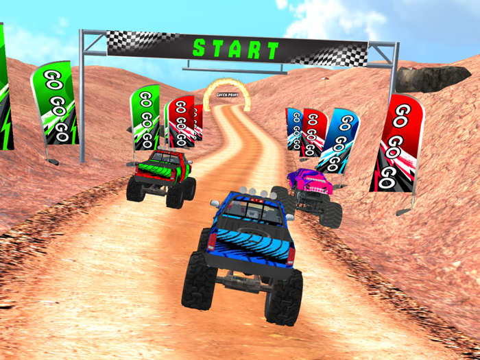 Real Monster Truck Racing Game