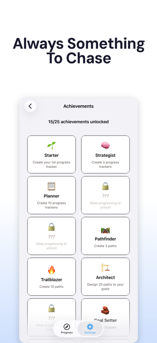 Progres: Growth & Goal Tracker Screenshot 5 of 6