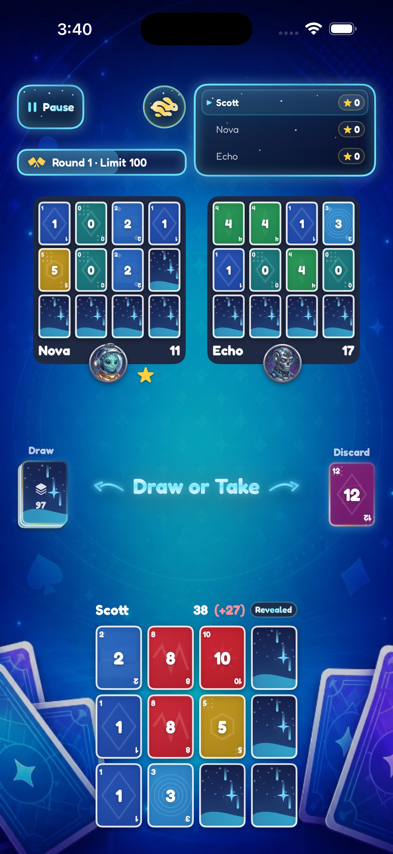 Screenshot 1 of FlipFall: Classic Card Game