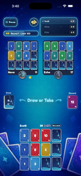 FlipFall: Classic Card Game screenshot 1