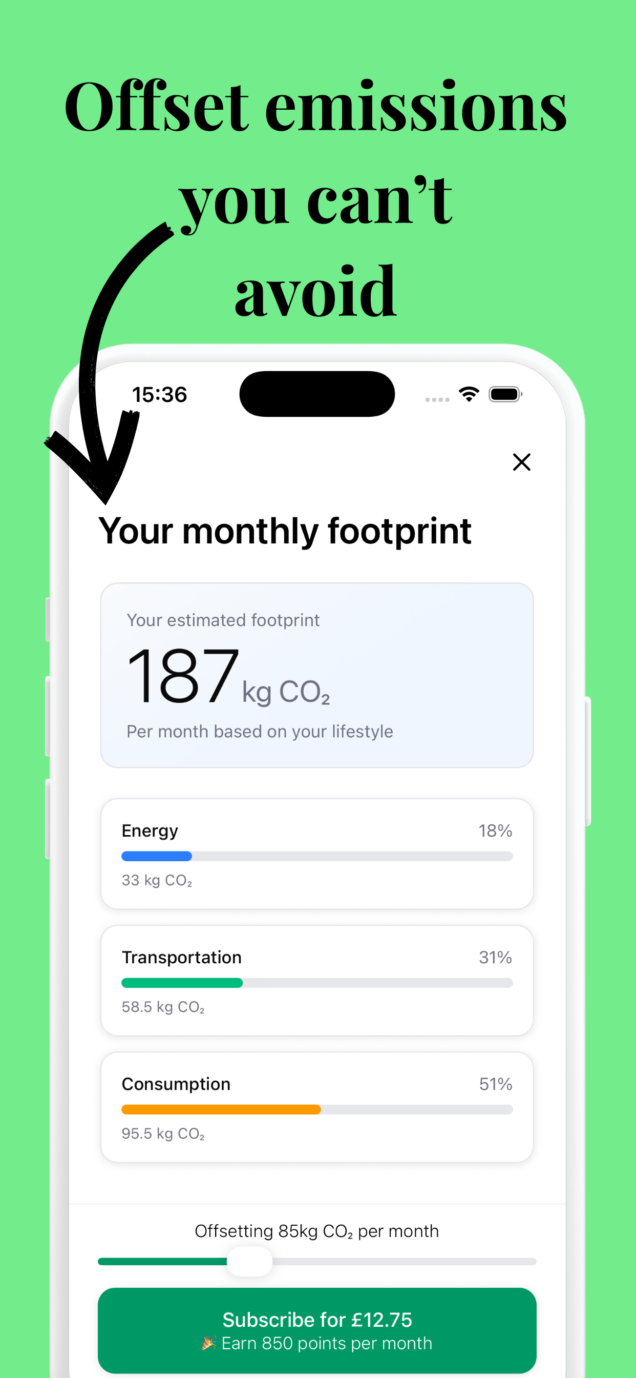Fig: Carbon Footprint Tracker
