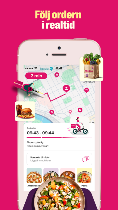 Screenshot #2 pour foodora: Beställ mat online