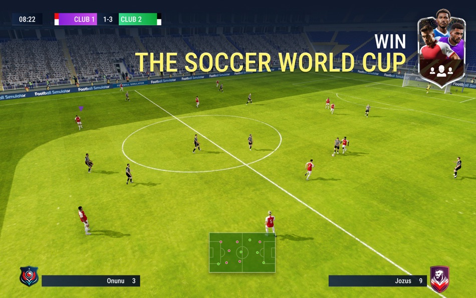 #2. Soccer Simulator: World Match (macOS) By: Funomic, TOO