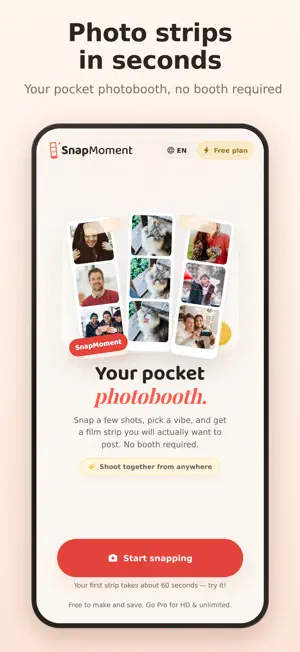 SnapMoment - Photobooth screenshot 1