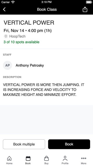 HT Performance Center iPhone screenshot 3 - Health & Fitness app