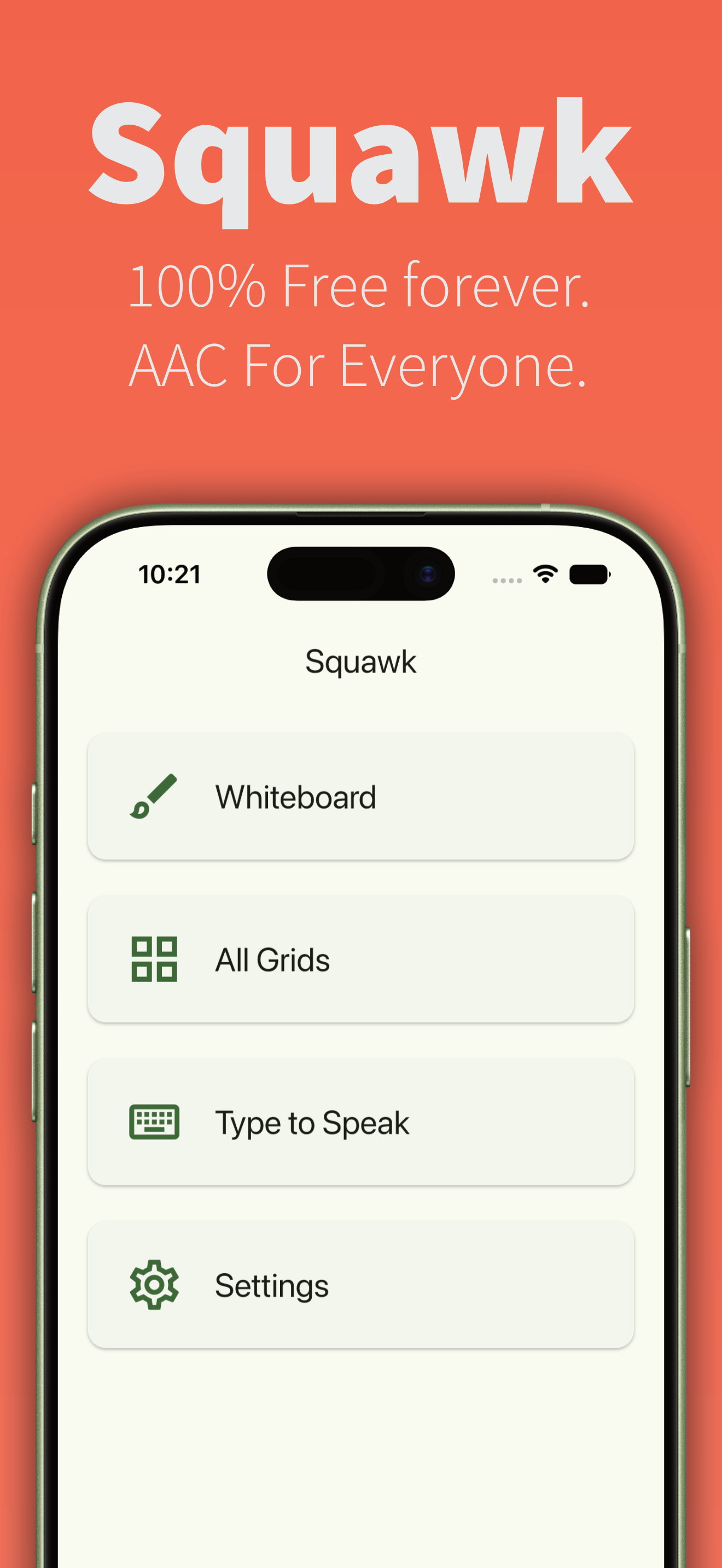 Squawk AAC screenshot 1