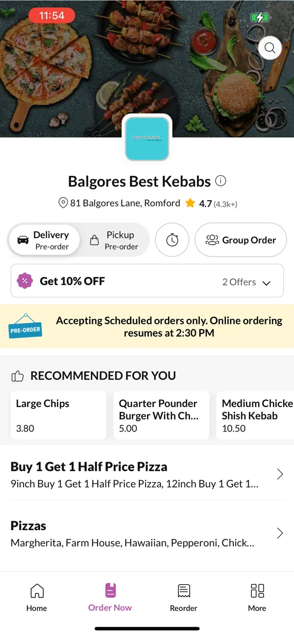 Screenshot #3 pour Balgores Best Kebabs