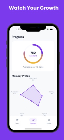 Memory Test & Brain Training Screenshot 2 of 7