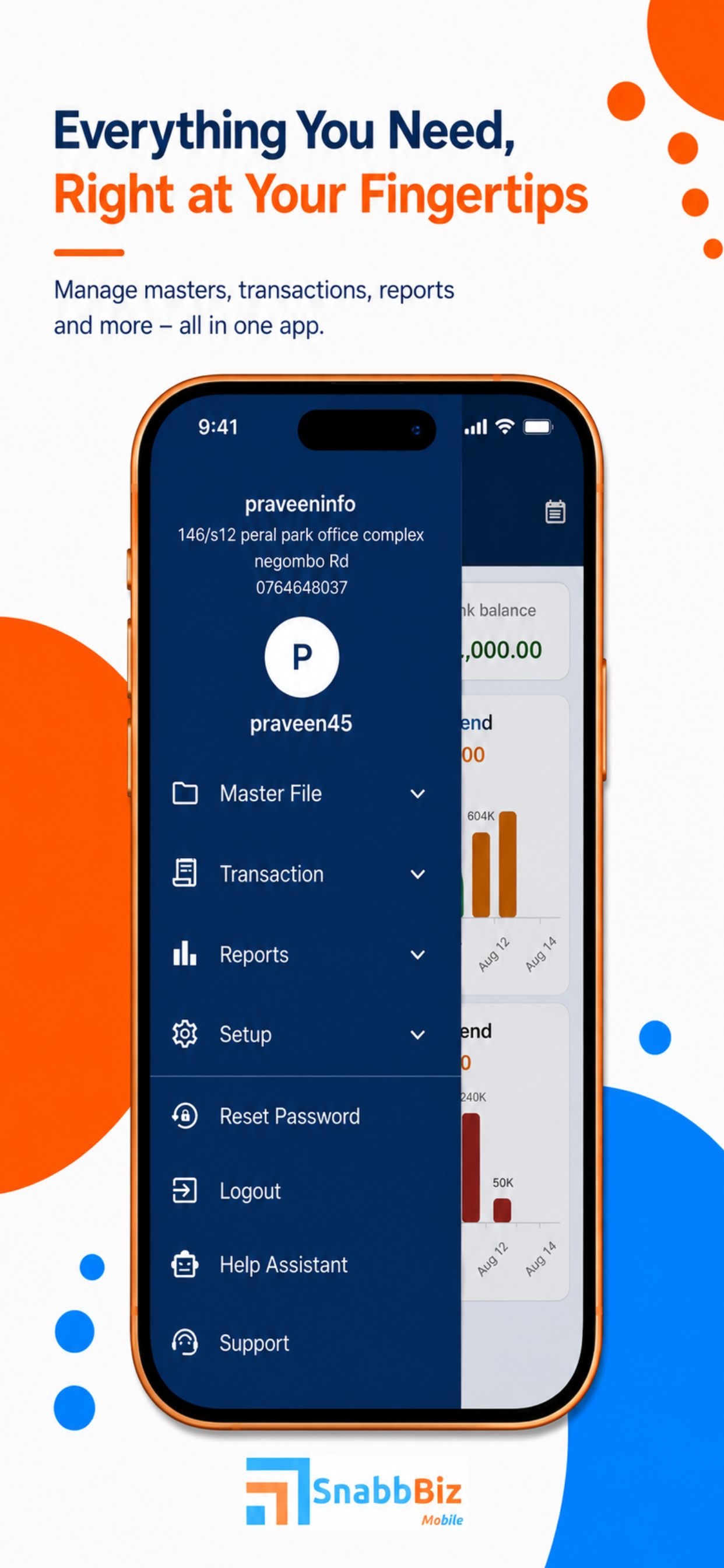 Screenshot 2 of SnabbBiz Mobile