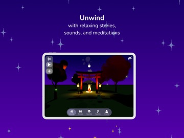 Sleep sounds: Nemu iPad screenshot
