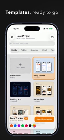 MockApp Wireframe UI Mockup iPhone screenshot 2