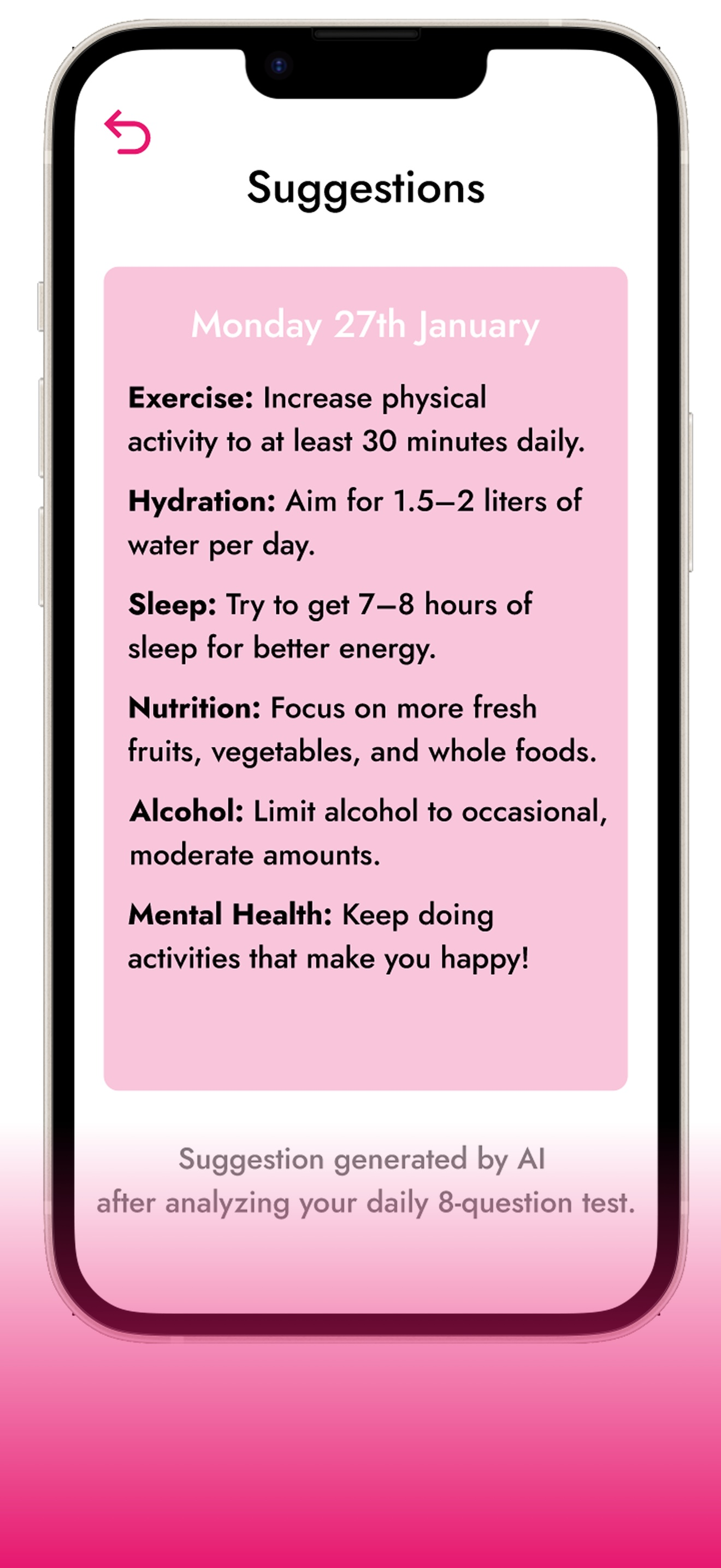 Health Note | CALMI screenshot 5
