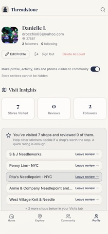 Threadstone: Needlepoint Shops Screenshot 1 of 10