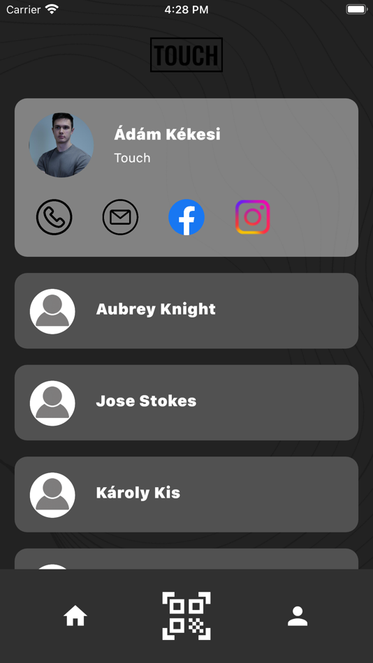 #1. Touch Contact Sharing (iOS) 由: Adam Kekesi