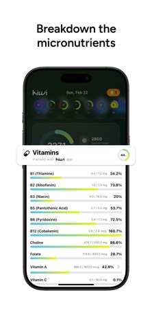 Kiwi: Nutrition Tracker Screenshot 4 of 8