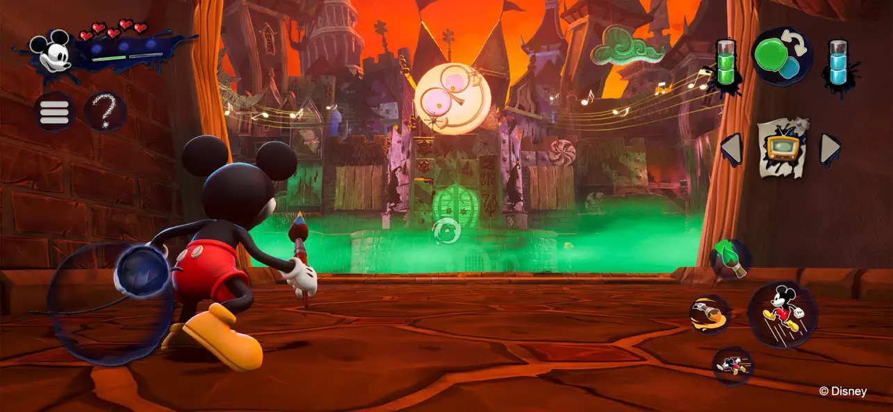 Disney Epic Mickey: Rebrushed gameplay screenshot 2
