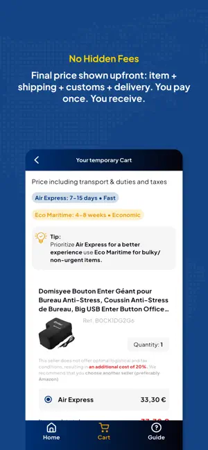 Cart'In screenshot 2