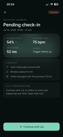 WiseHeart: AI Calm Companion screenshot