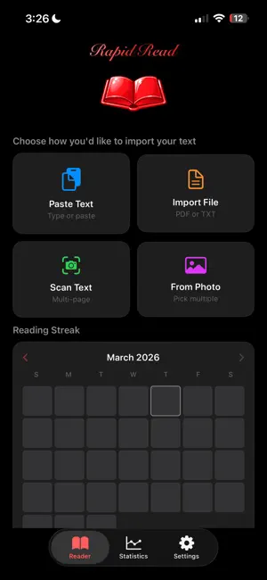 RapidRead - Read Faster screenshot 1