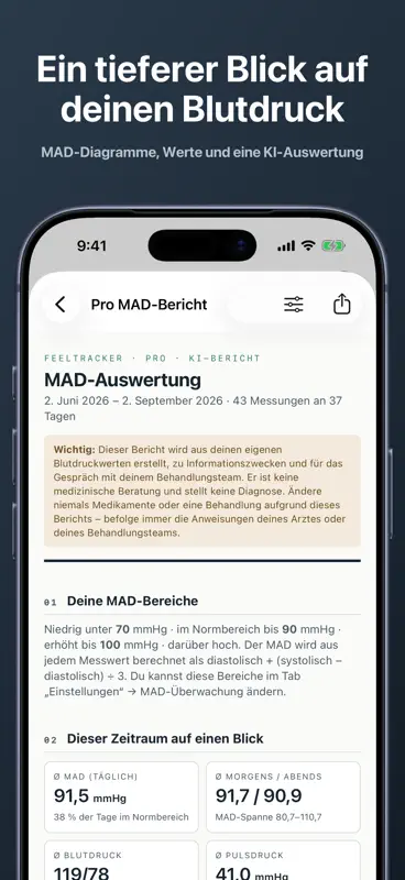 Blutdruck, Tagebuch & Daten screenshot 8 of 9