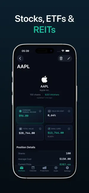 Dividend Tracker: Pulse screenshot 2