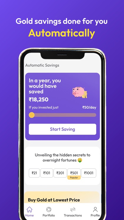 Aura - India's Gold Saving App screenshot-3