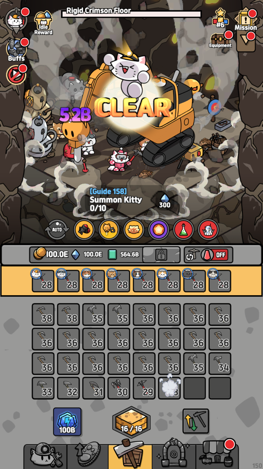 #6. Cat Mine : Idle RPG (iOS) 由: Game Duo Co.,Ltd.
