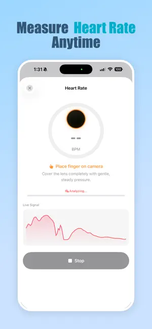 Minine Blood Pressure Tracker iPhone screenshot 2