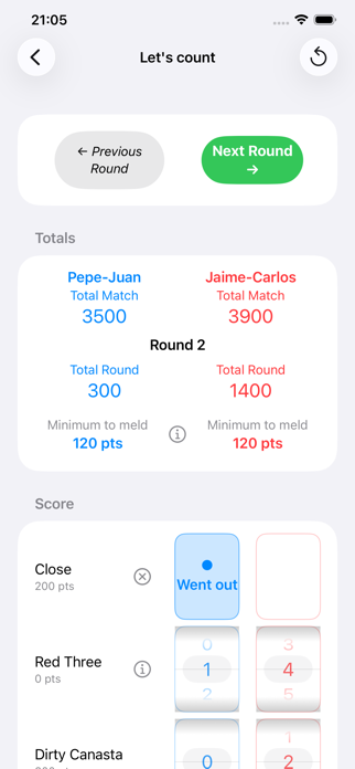 Canasta Counter Screenshot 2 of 2