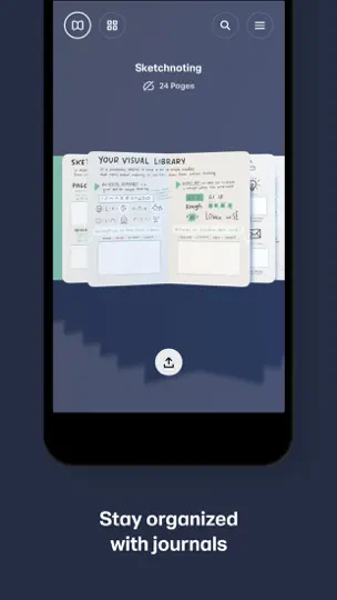 Скриншот Paper на iPhone 3