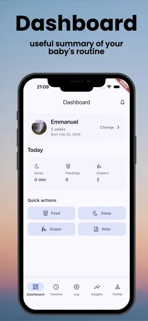 WeBabyLog screenshot 3