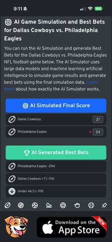 Sports Betting Dog AI screenshot