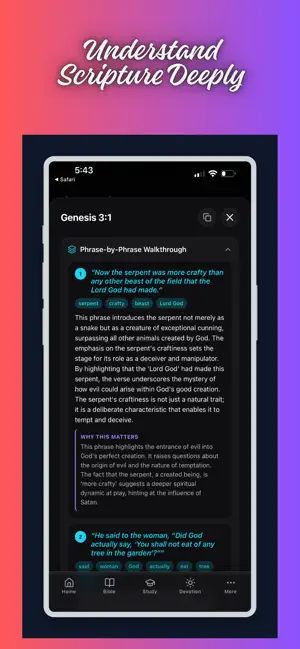 AI Bible Study Partner screenshot 1
