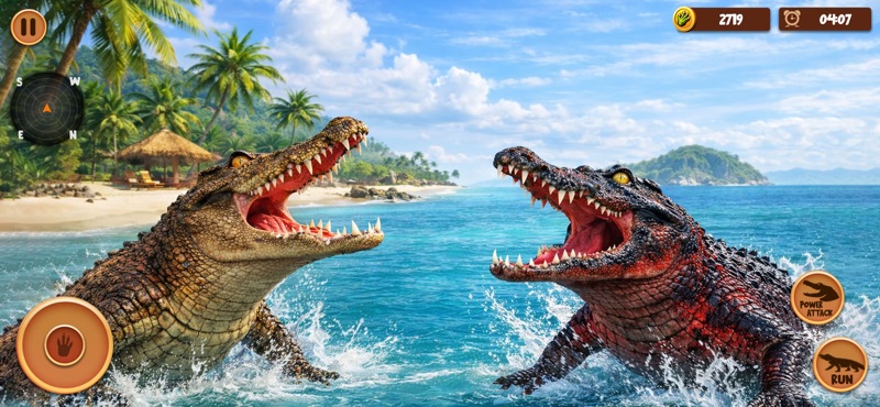 Batalha de Crocodilos Caça 3D screenshot 9
