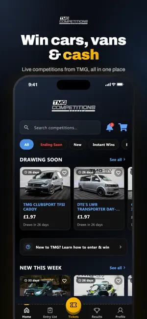 TMG Competitions screenshot 1
