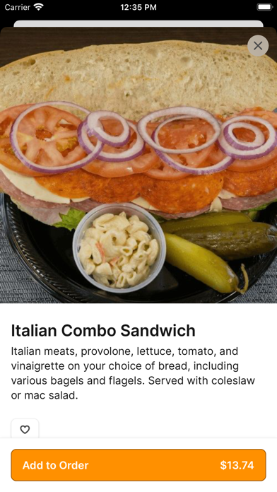 Bagel Boys Cafe iPhone screenshot 4 - Food & Drink app