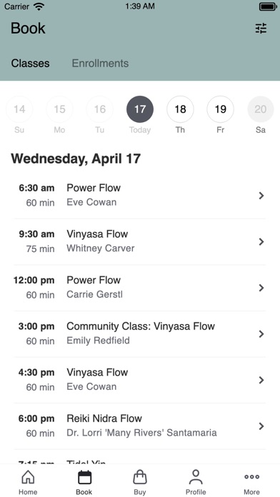 Bodhi Salt Yoga Screenshot