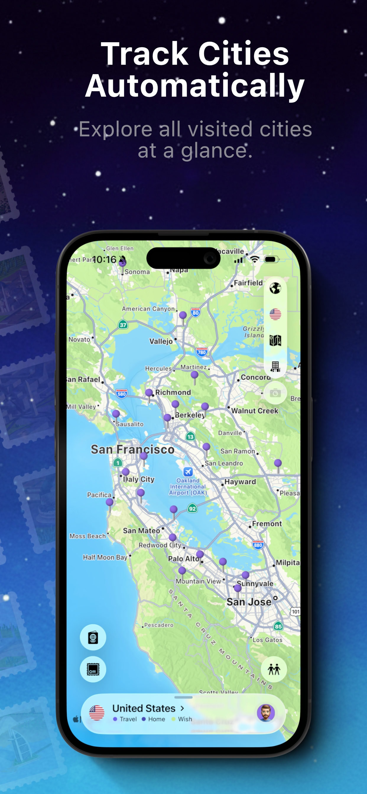Odyz - Travel Tracker
