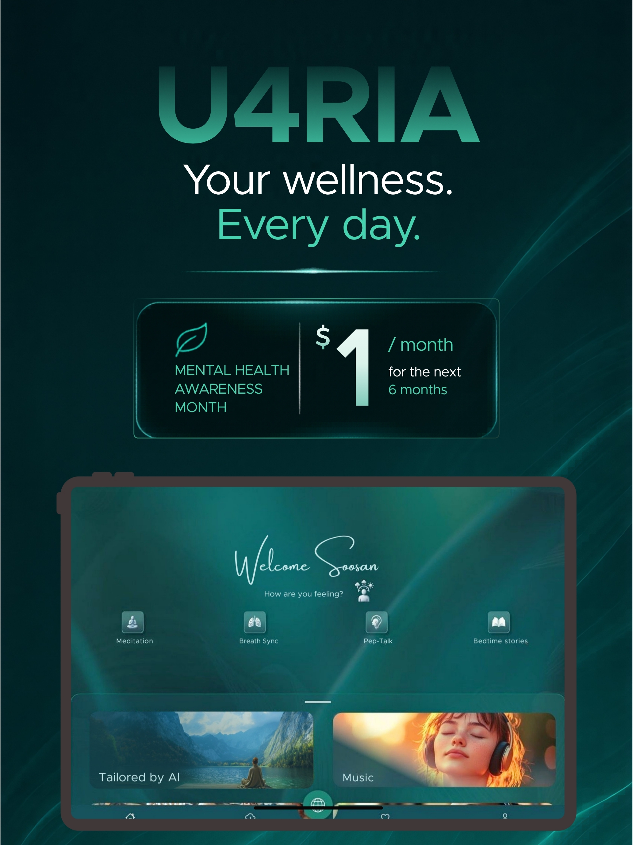 U4RIA: Meditation & Sleep