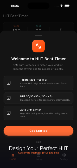 HIIT Beat Timer Screenshot 3 of 4