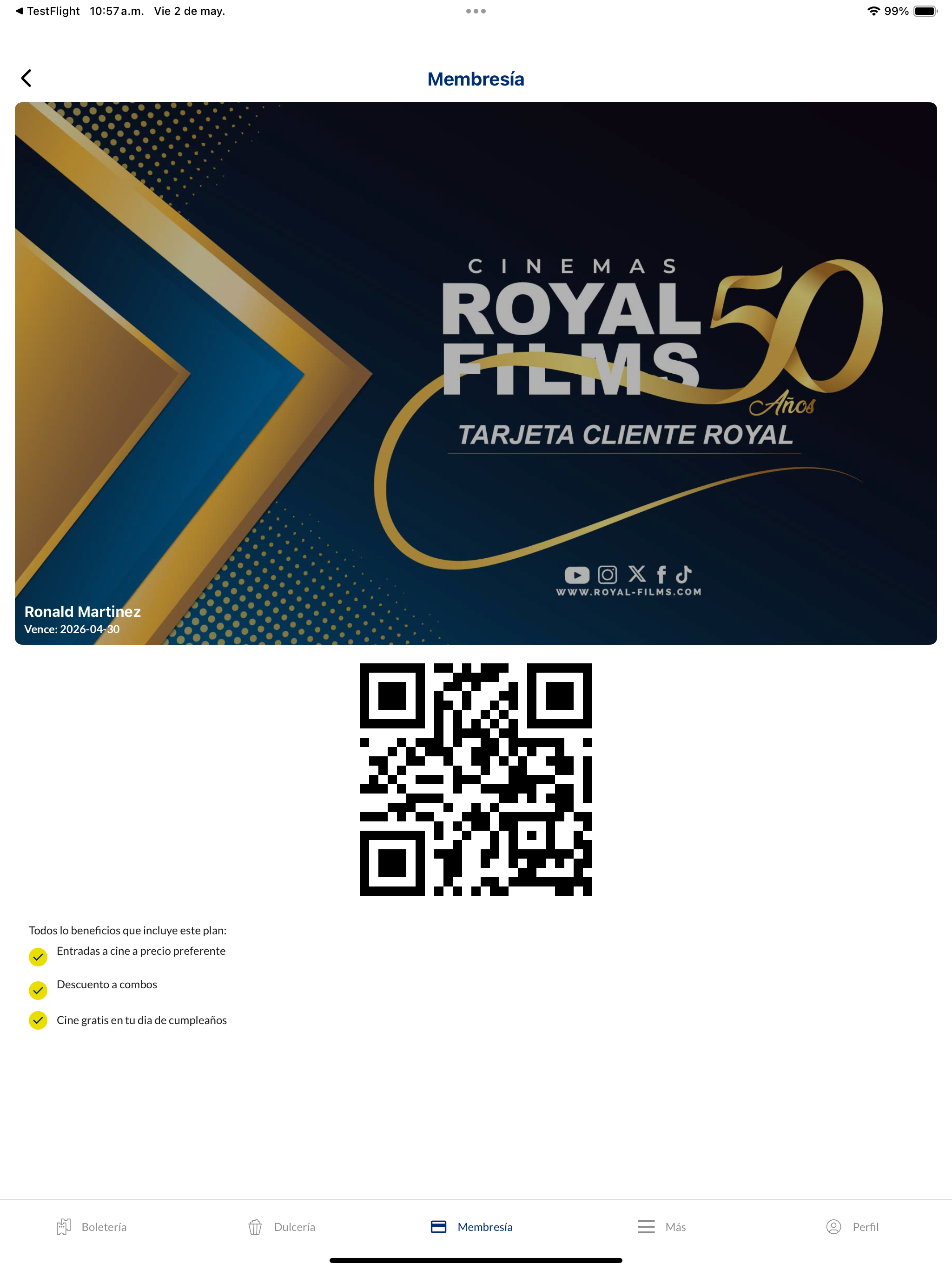Cinemas Royal Films